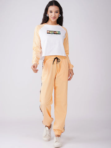 Women's Peach with White Coords