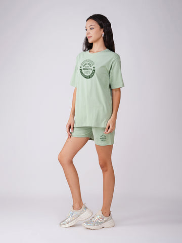 Women Shorts Set New York