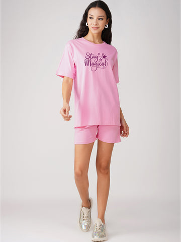 Women Shorts Set Stay Magical