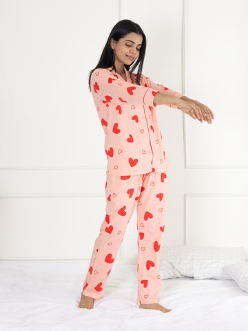 Queen of Hearts Night Suit Set