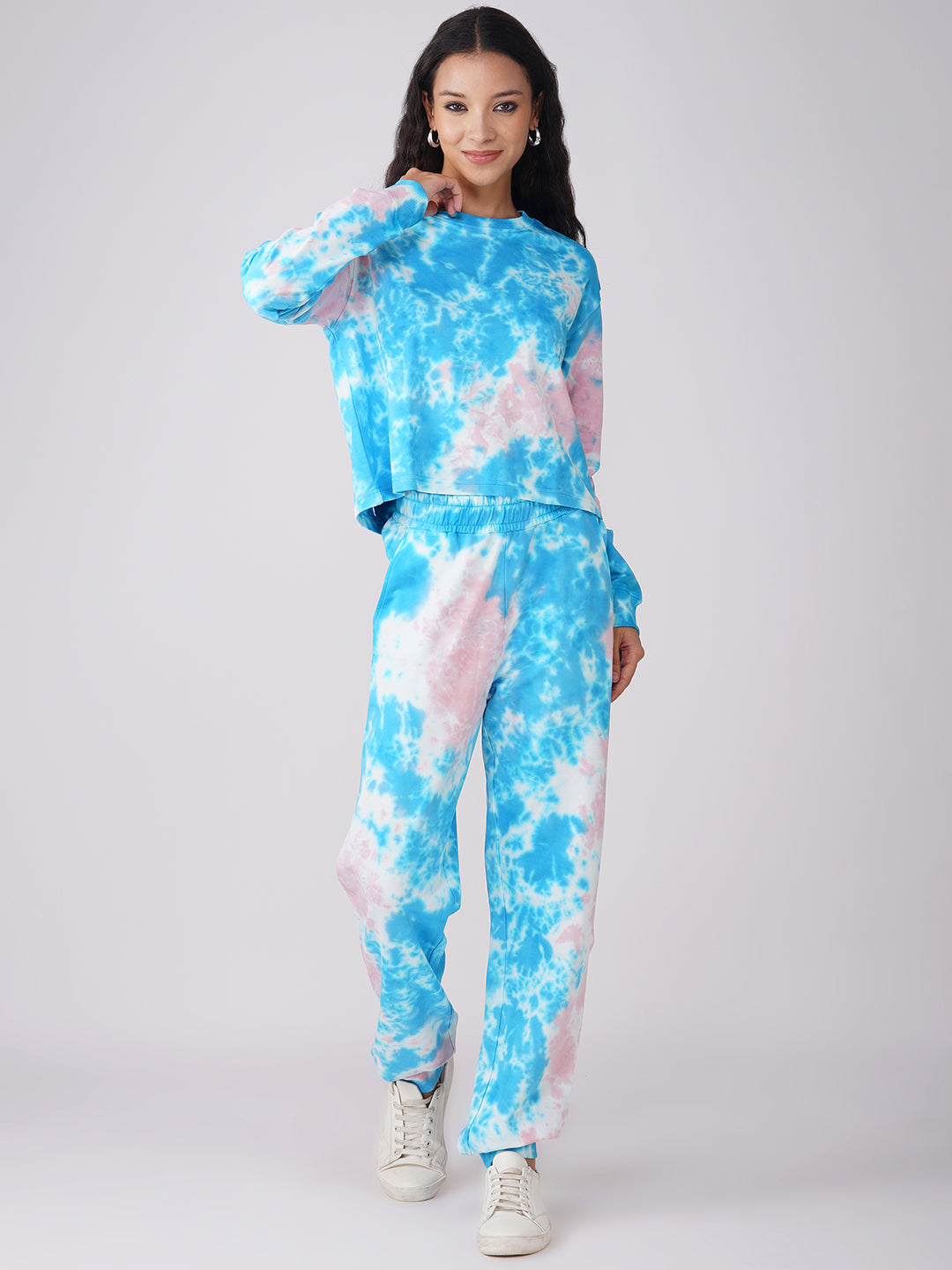 Women's Aqua with Pastel Pink Coords