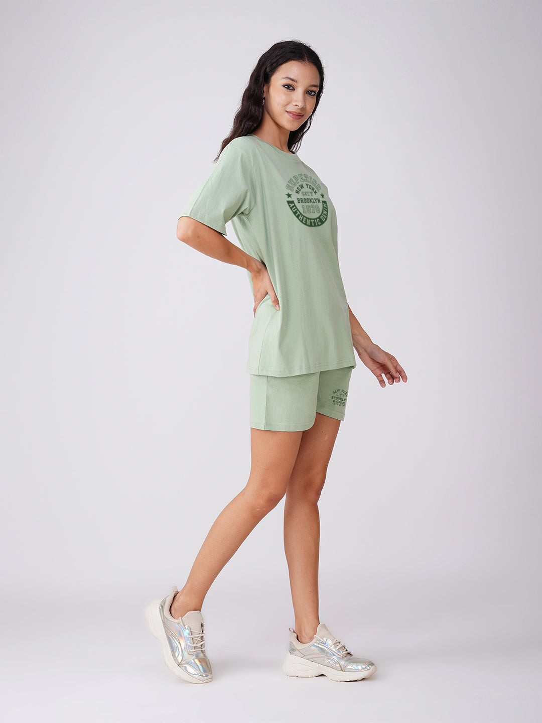 Women Shorts Set New York