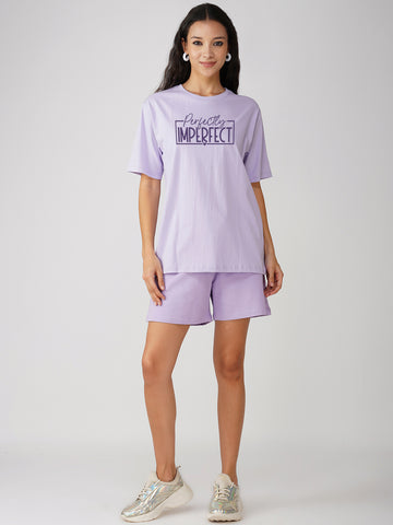 Women Shorts Set Perfect Imperfect