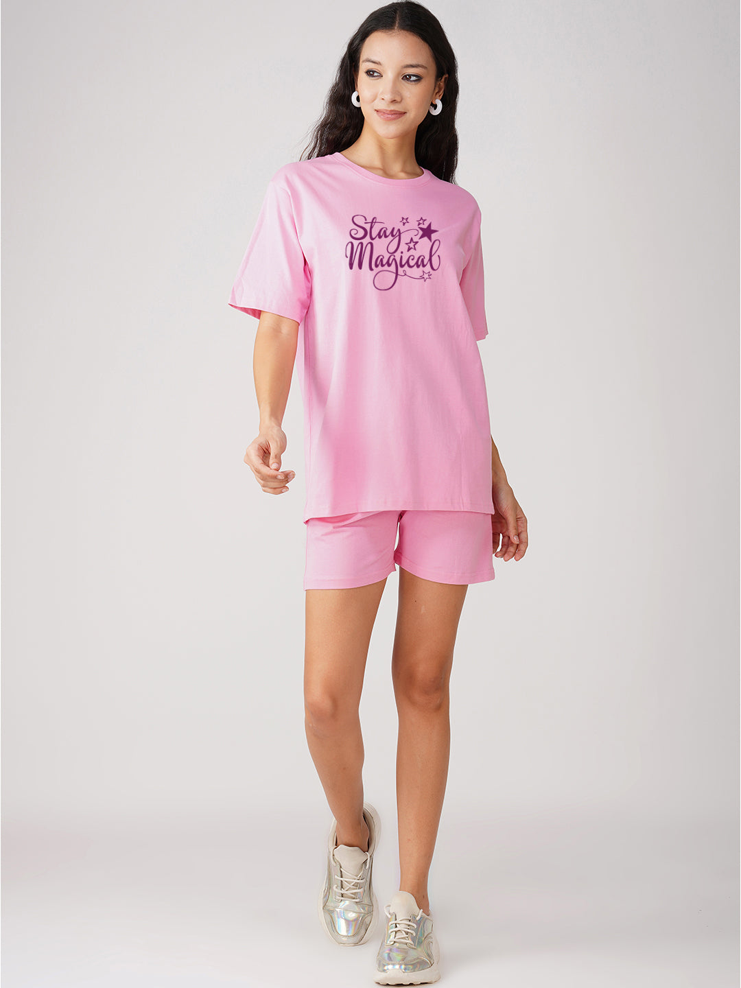 Women Shorts Set Stay Magical